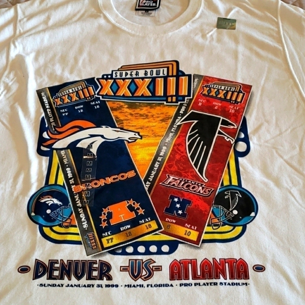 Super Bowl XXXIII (33) Tee shirt